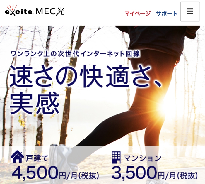 エキサイト光料金